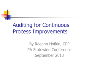 Performing an Internal Payroll Audit for Continuous