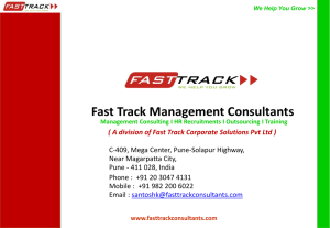 Corp_Presentation - Fast Track Consultants