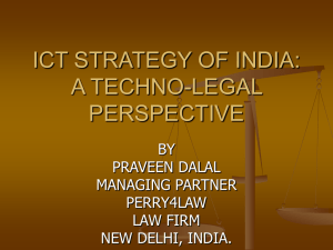 ICT Strategy of India: A Techno