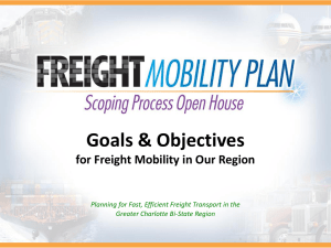 Freight Mobility Plan PowerPoint April 2012