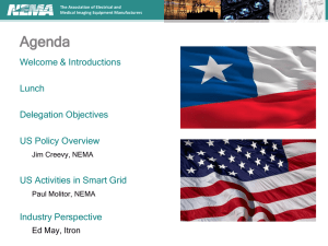 The National Electrical Manufacturers Association (NEMA