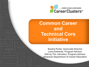 Common Career and Technical Core Initiative