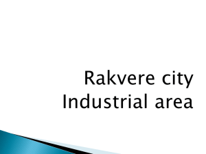 Industrial areas for CWP in Lääne