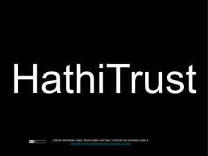 PPT slides - HathiTrust