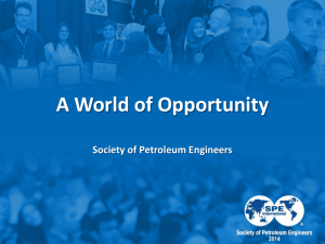 SPE Overview - Society of Petroleum Engineers
