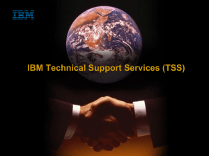 View IBM Technical Services presentation
