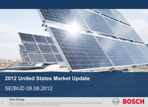 2012 Analysis of the U.S. Solar Photovoltaic Energy