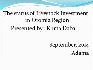 Oromia Livestock investment presentation_Ato Kuma Daba