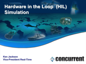 Hardware in the Loop (HIL) - Concurrent Computer Corporation