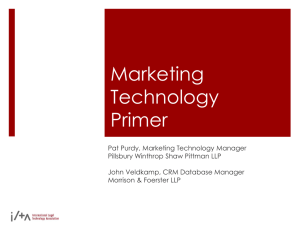 Marketing Technology Primer