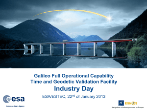 European GNSS Programmes EGNOS and Galileo - Emits