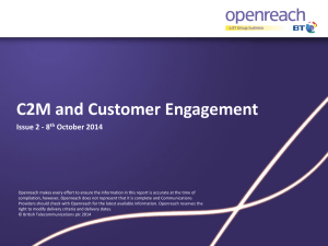 C2M and Customer Engagement Framework