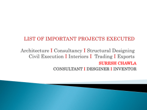 Projects Executed