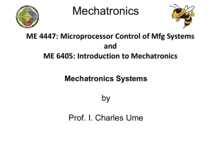 Mechatronics Systems