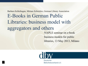 E-Books in German Public Libraries