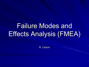 Test Planning and Failure Modes and Effects Analysis (FMEA)