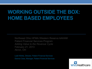 Working Outside the Box: Home Based Employees