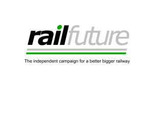 Railfuture Presentation Uckfield to Lewes