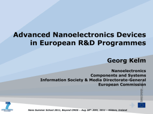 Advanced Nanoelectronics Devices in European - CORDIS