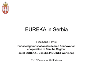 EUREKA_in_Serbia - Danube