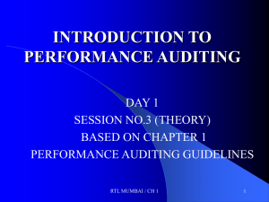 CHAPTER 1 DAY 1  - Comptroller and Auditor General of India