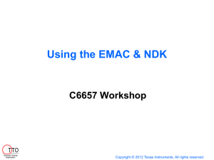 C6657 EMAC NDK - keystone