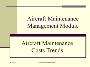 Chap 4 Aircraft maintenance costs trends