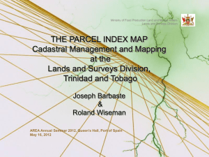 Cadastral Map - Association of Real Estate Agents Trinidad & Tobago