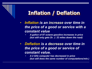 IENG 302 Lecture 15: Inflation & Deflation