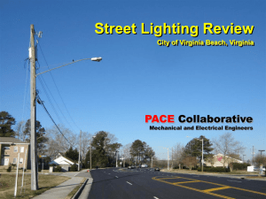 Street Lighting Review - City of Virginia Beach
