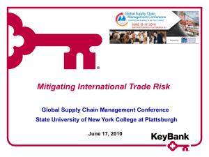 Mitigating International Trade Risk