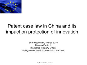 Maastricht Patent Case Law 10 Dec 2010