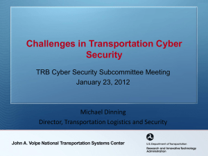 Challenges in Transportation Cyber Security