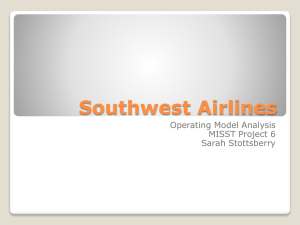 LM1: Southwest Airlines Operatin Model
