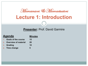Lecture 1 - Department of Electrical Engineering