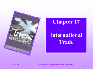 Development Economics – Econ 682