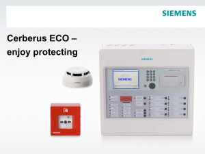 Smart Home Solution - Fire Detection by Cerberus ECO FS18