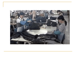 Apparel Industry: China