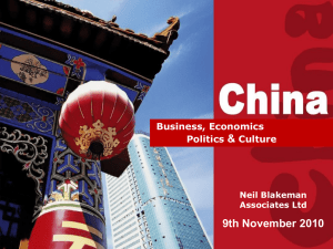 China: Business, Economics, Politics & Culture presentation