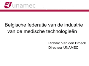 Medical devices sector in Belgium