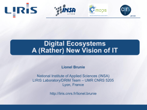 Digital Ecosystems A - LIRIS