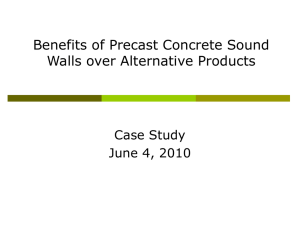 Benefits of Precast Concrete Sound Walls Over Alternative Products