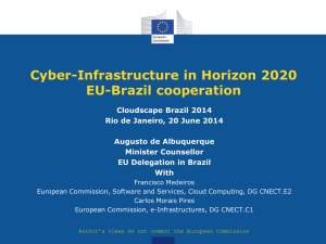 Cyber Infrastructure in H2020