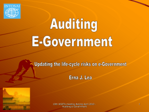 Auditing e-Government - National Audit Office