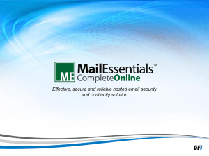 MailEssentials Complete Online