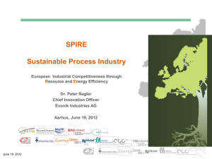 SPIRE - Sustainable Process Industry