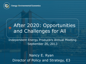 After 2020: Opportunities and Challenges for All