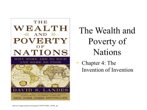 Wealth and Poverty of Nations: Invention of Invention