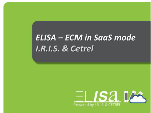 I.R.I.S. & Cetrel Enterprise Content Management SaaS