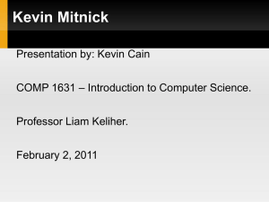 mitnick - Mathematics & Computer Science